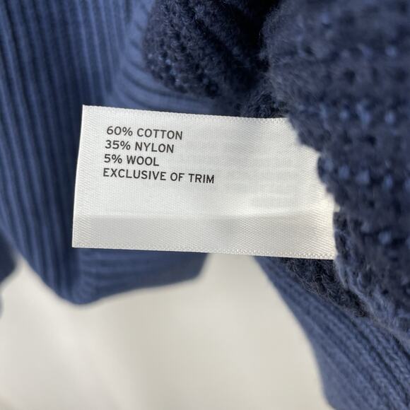 Duluth Trading Co Size XL Mens Ribbed Pullover Sweater Shawl Collar Cotton Wool - Picture 4 of 6